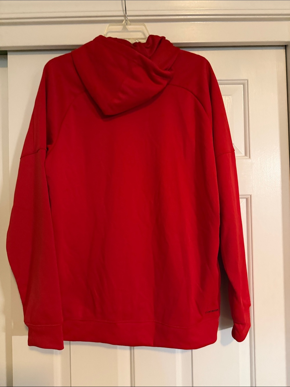 NEW adidas Red Pullover Hoodie - Picture 3 of 5